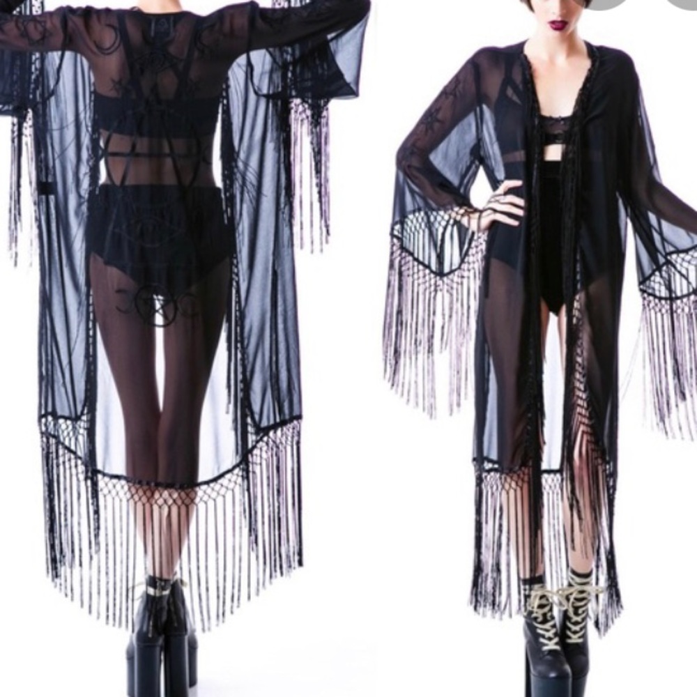 Unif symbols kimono black small